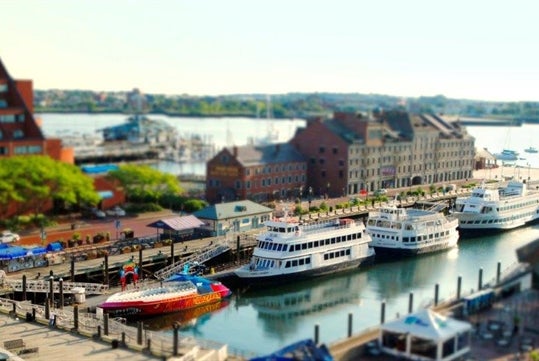 Boston Harbor Cruise Deck