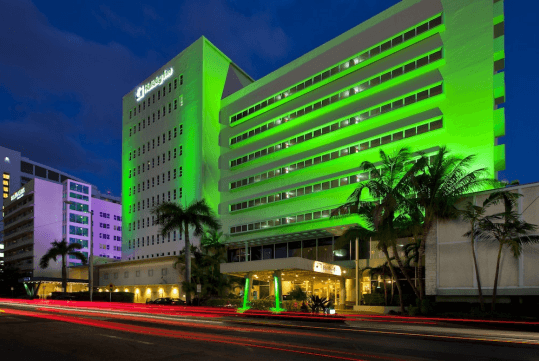 Exterior at Holiday Inn Miami Beach - Oceanfront, FL.