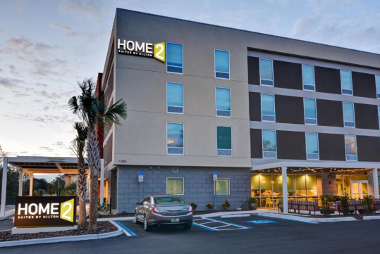 Exterior at Home2 Suites By Hilton Tampa USF Near Busch Gardens, FL.