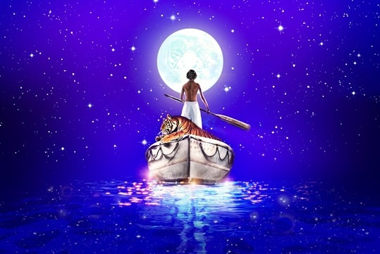 Life of Pi performing at the Gerald Schoenfeld Theatre