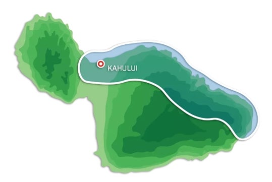 New flight route for Hana & Haleakala Helicopter Tour.