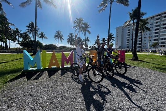 Unlimited Biking renter at Miami Beach 