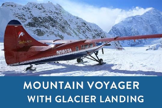 Mountain Yoyager flight with glacier landing.
