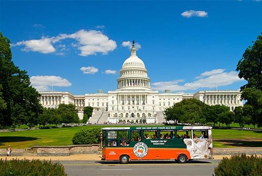 Trolley and Capitol Hill - Old Town Trolley Tours of Washington DC