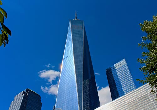 The One World Observatory on the 9/11 Memorial Tour with Priority Entrance Observatory Ticket in New York City, New York, USA.