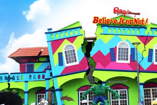 Ripley's Believe It or Not! Branson with unbelievable family attractions.