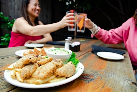 Share a meal with good friends!