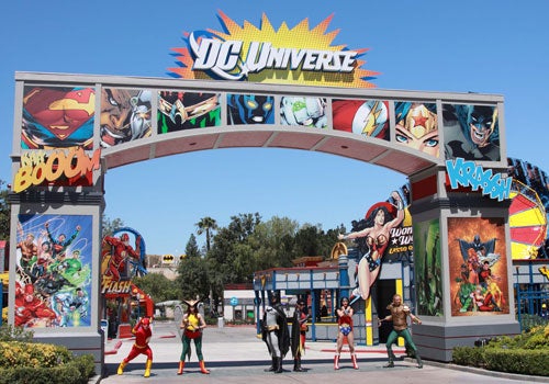 DC Universe - Six Flags Magic Mountain in Valencia, California