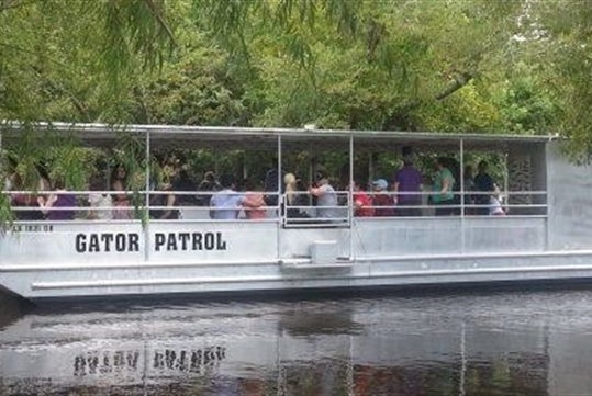 Swamp boat tour on the historic Manchac Swamp.