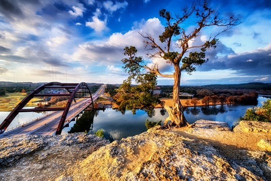 Texas Hill Country and LBJ Ranch Experience - From Austin: Austin 360 Bridge 