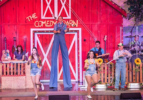 Stilts - The Comedy Barn in Pigeon Forge, Tennessee