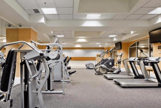 Fitness facilities at The Orleans Hotel And Casino.
