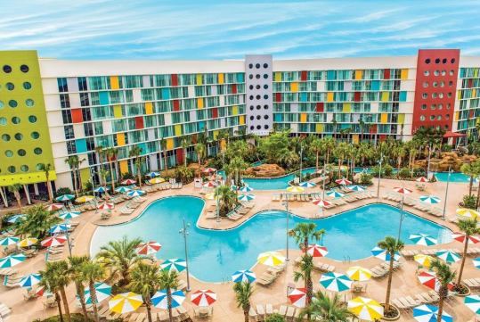 Aerial View - Universal's Cabana Bay Beach Resort in Orlando, FL