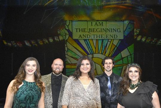 The cast of "A Savior Has Come" in Pigeon Forge, TN.