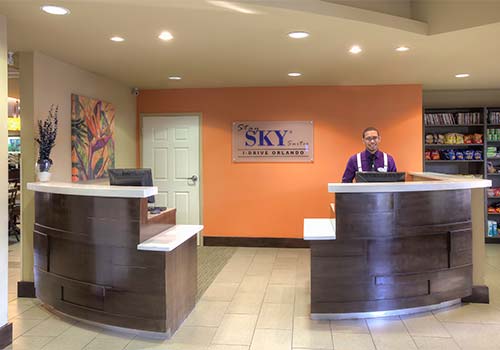 Front Desk at staySky Suites I-Drive Orlando