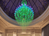A beautiful chandelier.