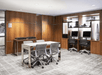 Fully equipped business center.