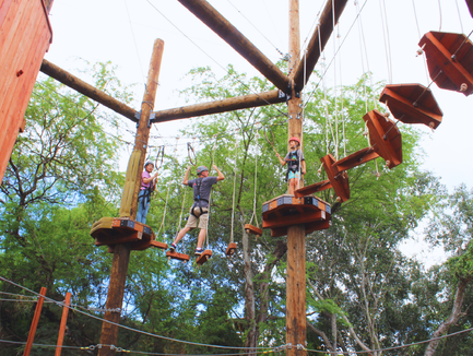 Adventure Tower Aerial Challenge Course in Kapolei, Hawaii