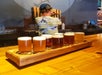 A flight of brews at the Dog Rose Brewing Co. in St. Augustine, FL.