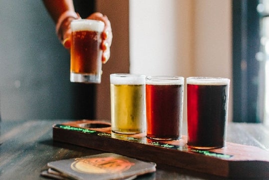 Different craft beer flavors to choose from in St. Augustine. 
