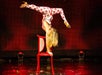 Incredible acrobatic contortionists performing at V Theater Las Vegas.