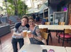 Happy pub crawlers at Tropics