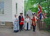 Characters in costume at America's Historic Triangle Combo Pass in Williamsburg, Virginia