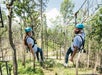 Dueling Zipline and True Blue Rappel at Anakeesta Adventure Park in Gatlinburg, Tennessee