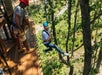 Dueling Zipline and True Blue Rappel at Anakeesta Adventure Park in Gatlinburg, Tennessee