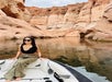 Participants taking photos with the Antelope Canyon