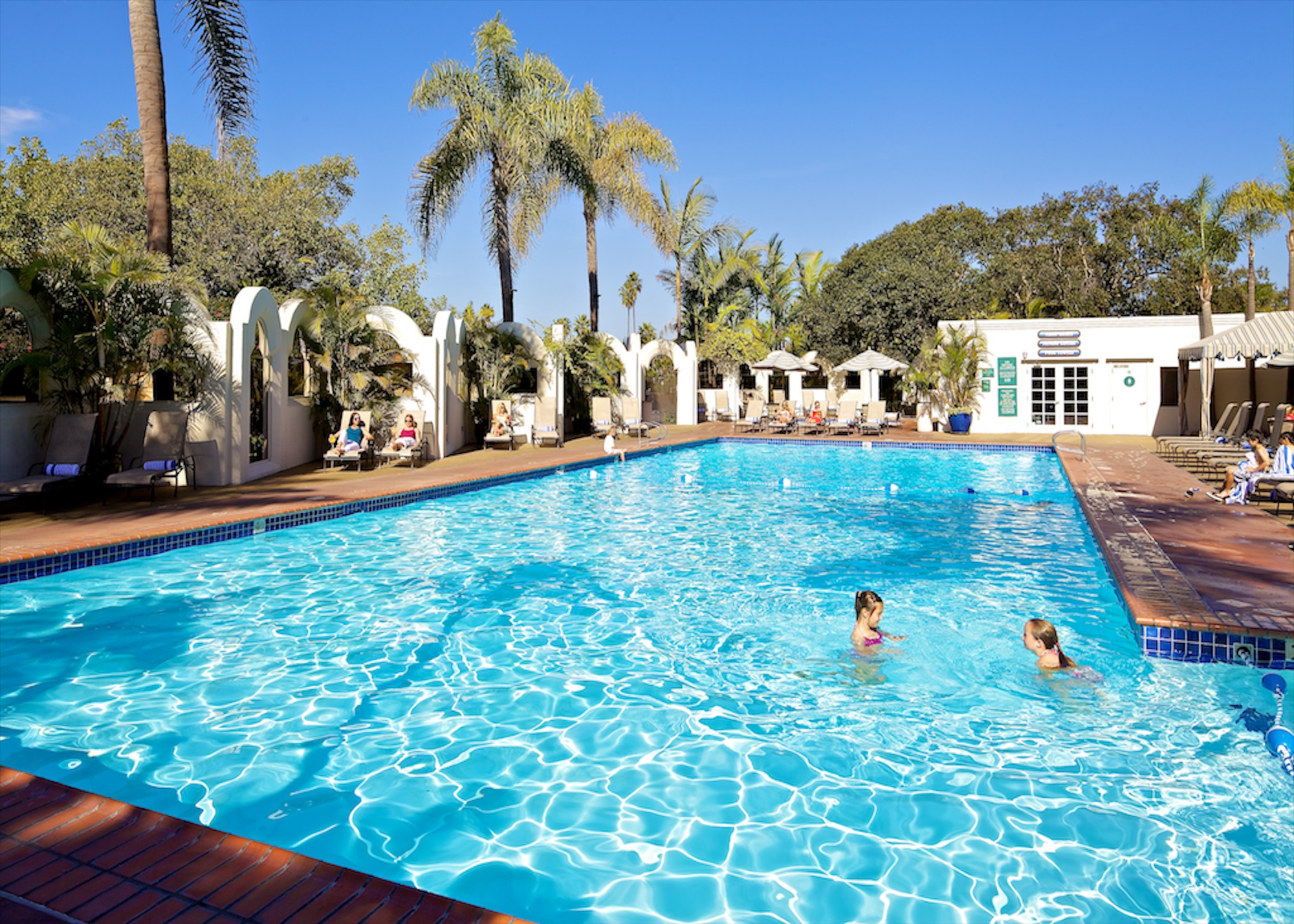 Refreshing outdoor pool.