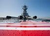 Battleship IOWA; American Flag