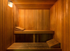 Sauna at the hotel.