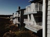 Private balconies at Beach House Inn in Fort Bragg, CA.