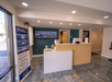 Check in, settle in at the front desk.