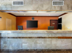 Efficient and inviting front desk for your convenience.