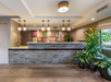 Front desk.