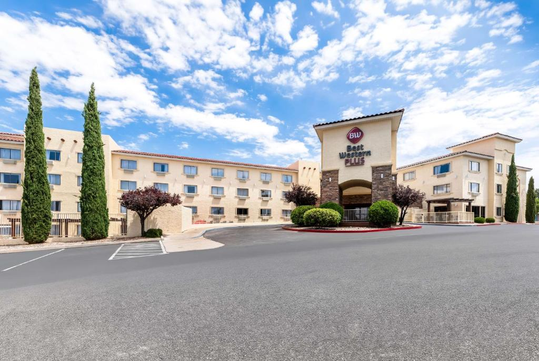 Hotel exterior.