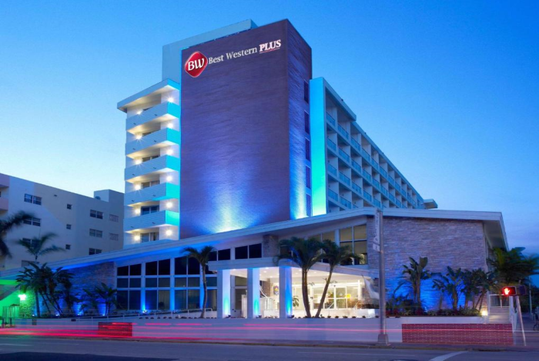 Exterior at Best Western Plus Atlantic Beach Resort, FL.