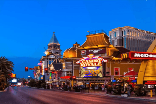 Casino at the hotel.