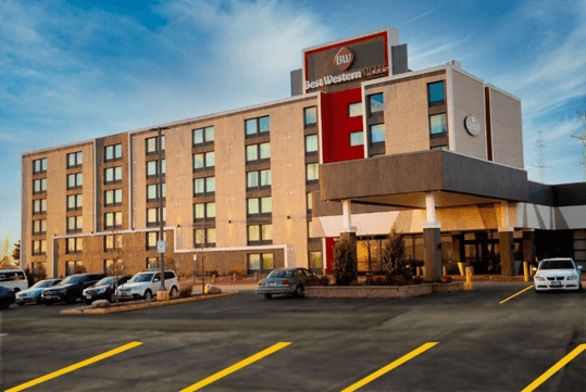 Exterior at Best Western Plus Toronto North York Hotel & Suites, ON.