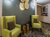 Lounge at Best Western Premier NYC Gateway Hotel.