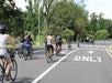 Stolen shots of bikers strolling around New York city