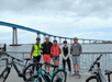 Taking photos at Coronado Bay Bridge