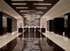 Modern hotel lobby area.