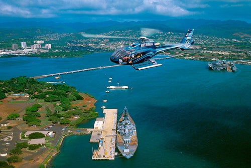 The heart-tugging inspiration of Pearl Harbor is symbolized by two historic ships that represent the beginning and end of America’s Pacific campaign in WWII: the USS Arizona Memorial, built over the hull of the battleship that was sunk on December 7, 1941; and the USS Missouri, where the Japanese surrender was signed.