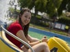 Don’t fret! The bumper boats are easy to captain.