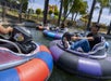 Each boat comes with its own water cannon, and if that’s not enough action, go full speed ahead for a broadside collision.