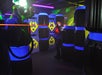 Gather your friends and step inside a black-lit battlefield for a fun laser tag game.