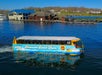 Branson Duck Tours amphibious vehicle on Lake Taneycomo in downtown Branson, Missouri.